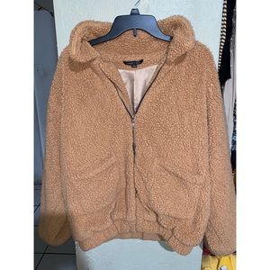 Brown teddy bear jacket
